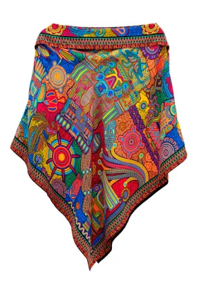 MEXICAN GODDESSES PONCHO