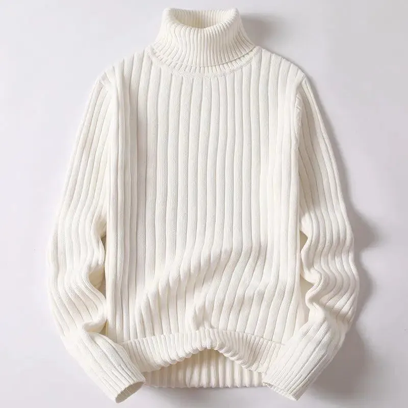 Mode Herren Rollkragenpullover Knittde Pullover Herren Kleidung Herbst Winter Casual Pullover Rollkragen Slim Fit Warme Pullover