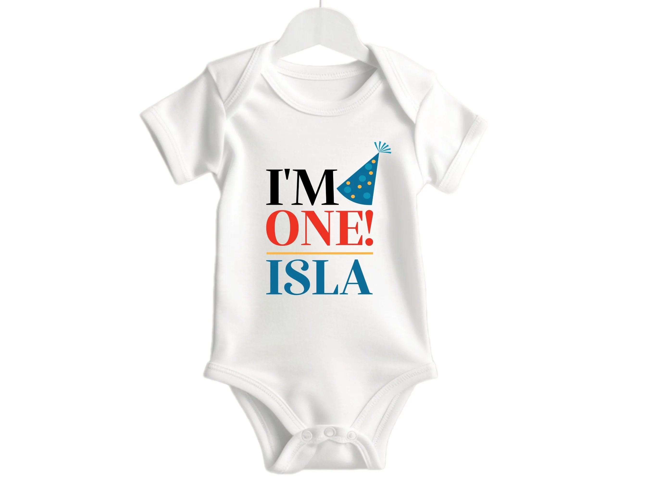 Personalized Name 1st Birthday Long Sleeve Bodysuit Gift for Baby Girls