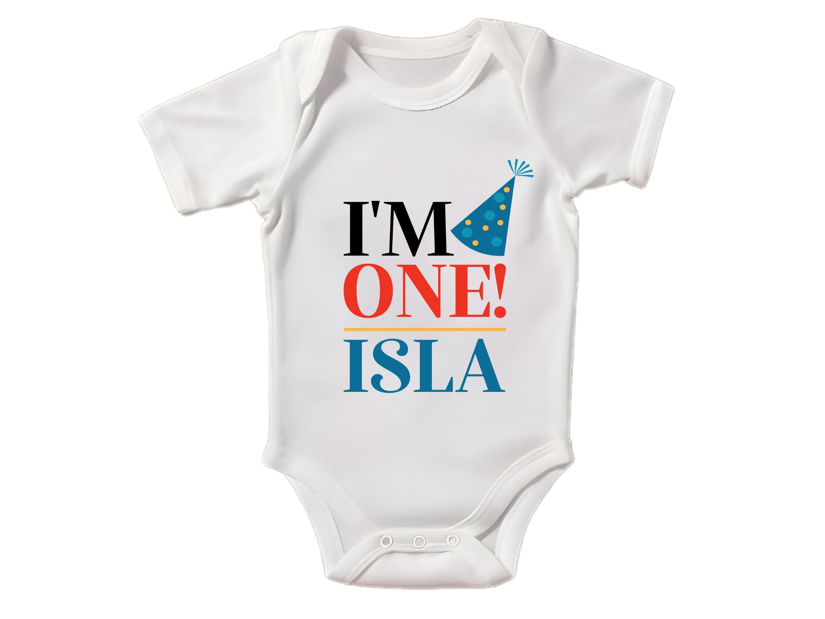 Personalized Name 1st Birthday Long Sleeve Bodysuit Gift for Baby Girls