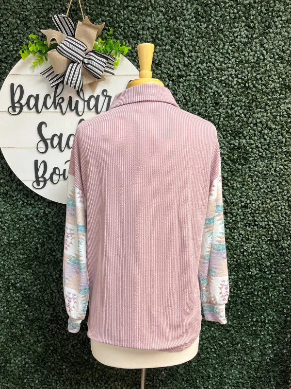 Pink Toltec Shacket