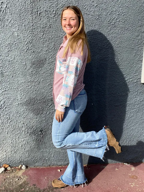 Pink Toltec Shacket