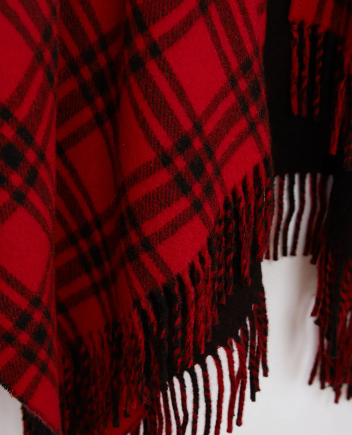 Poncho rouge