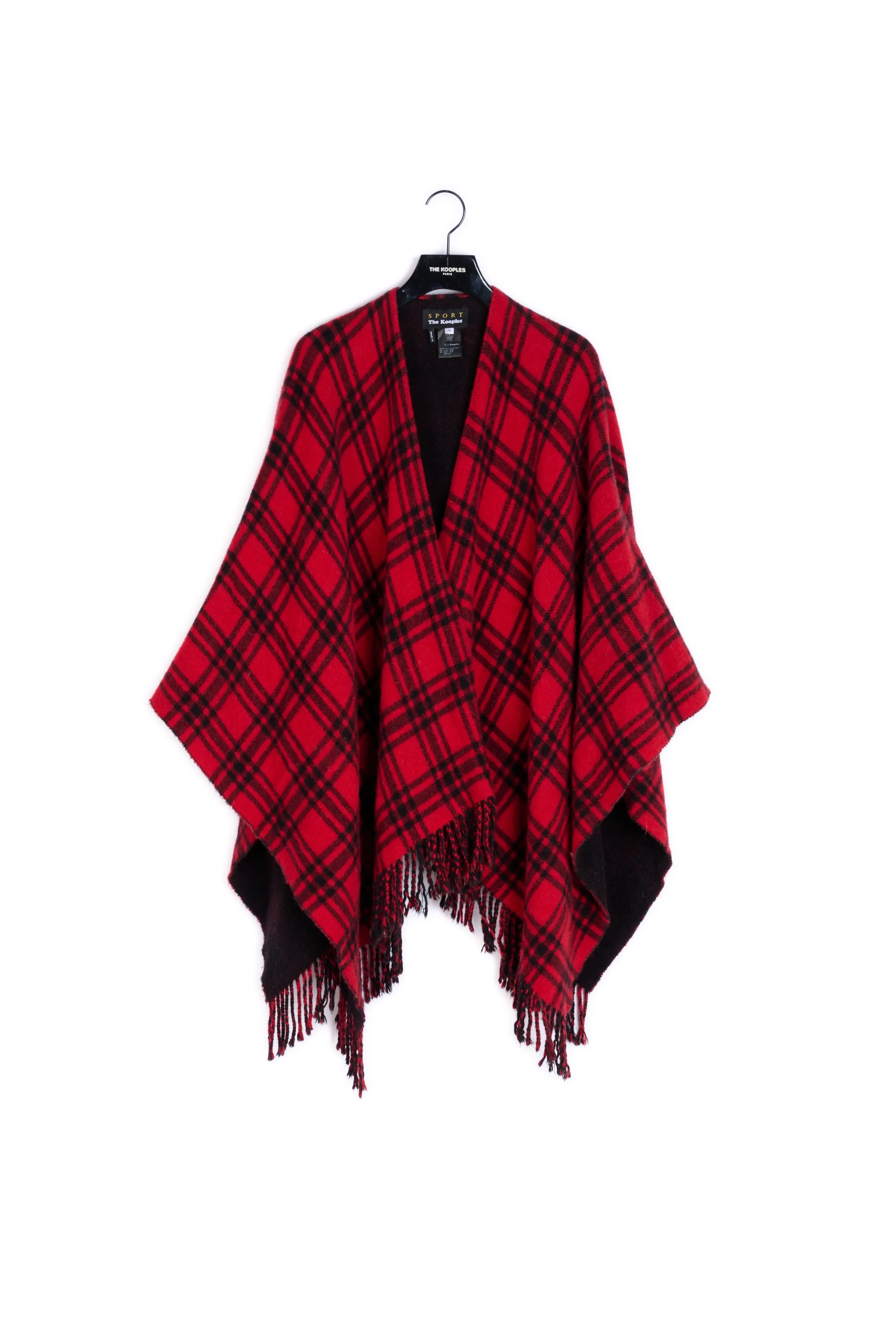 Poncho rouge