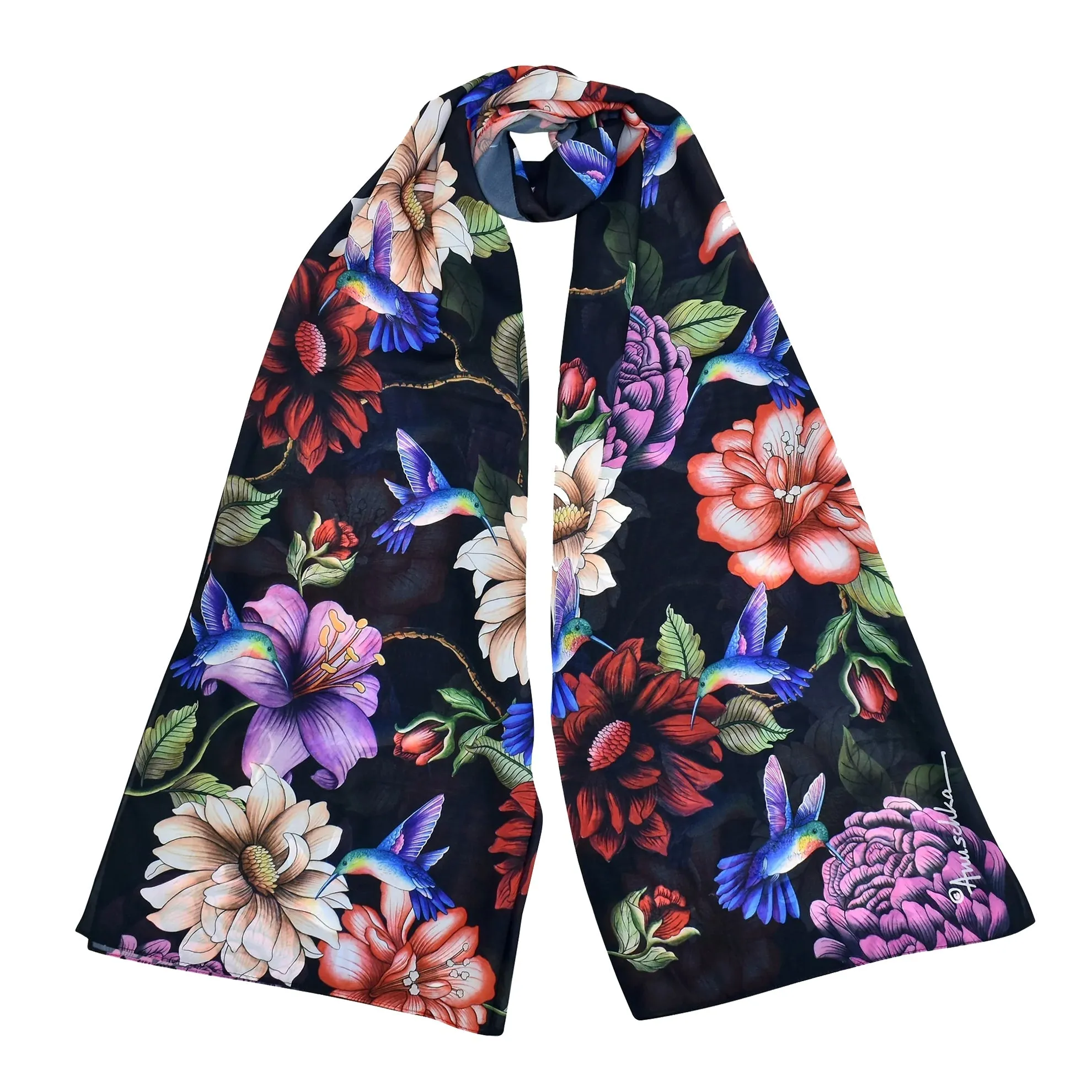 Printed Chiffon Scarf