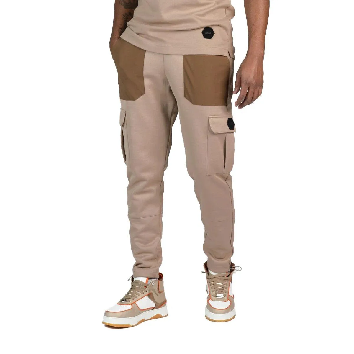 Q  Regular Fit Cargo Pants Warm Taupe
