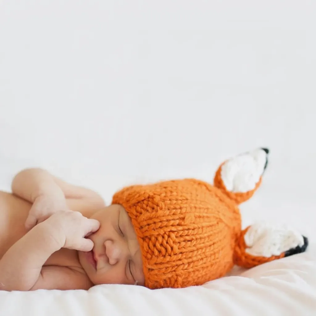 Rusty Fox Knit Hat by The Blueberry Hill