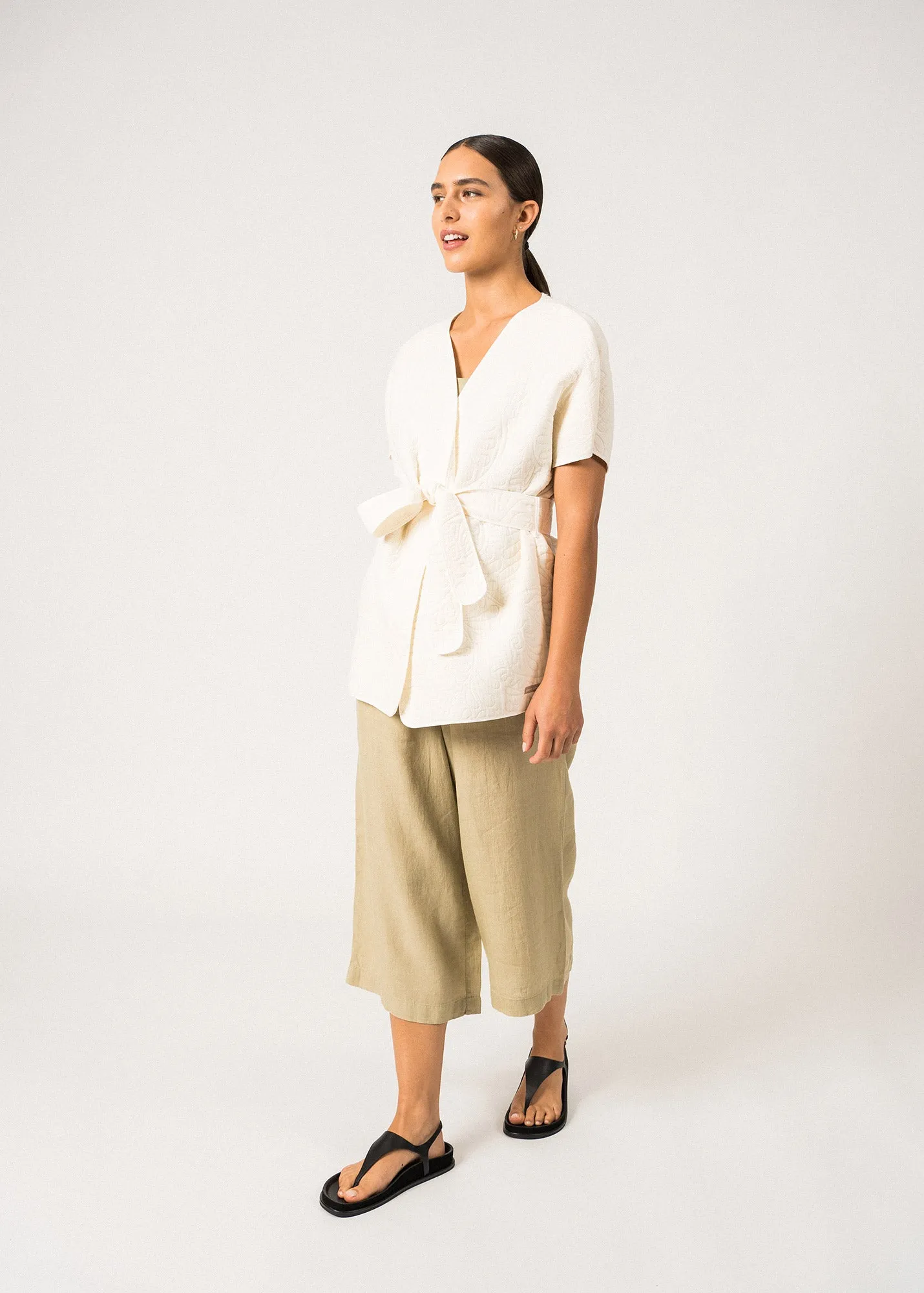 Saint James Ste Luna Quilted Kimono Jacket