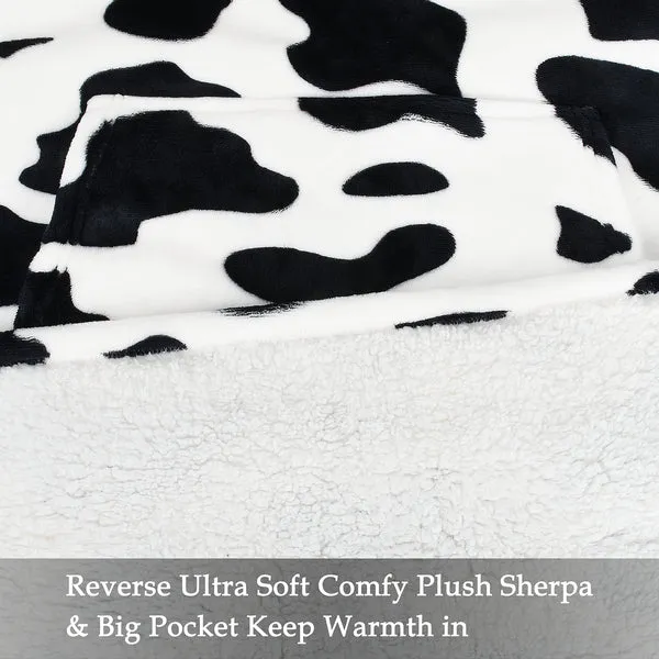 Sherpa Wearable Blanket Poncho Pattern