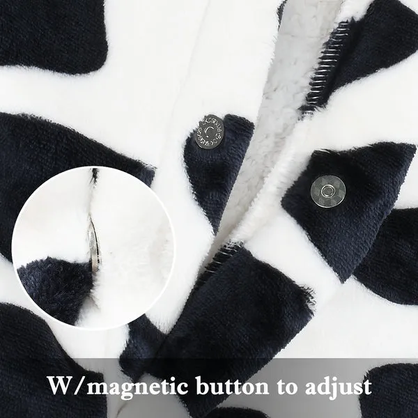 Sherpa Wearable Blanket Poncho Pattern