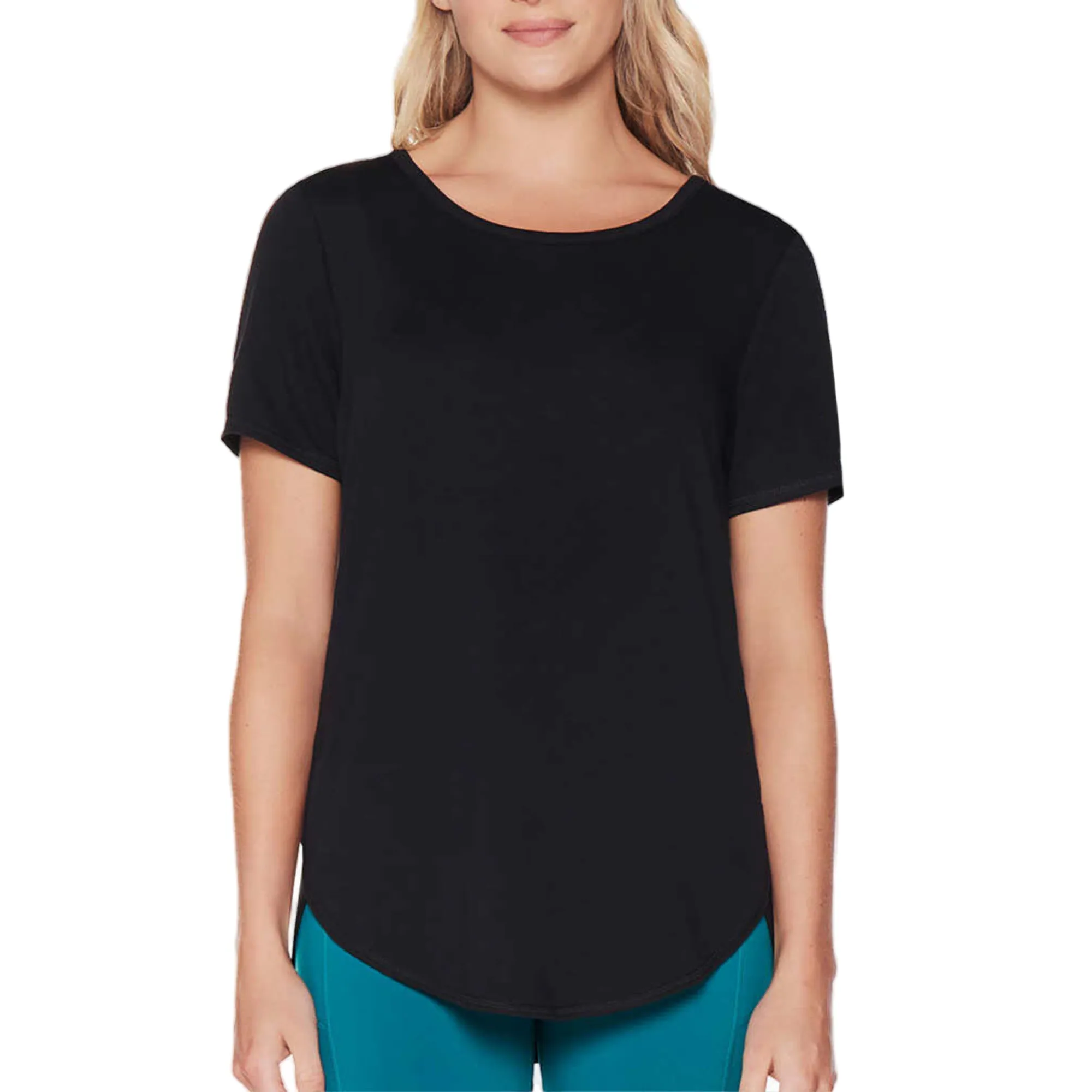Skechers Women's 2-Pack Lightweight Tee Soft Active Casual Tunic T-Shirt