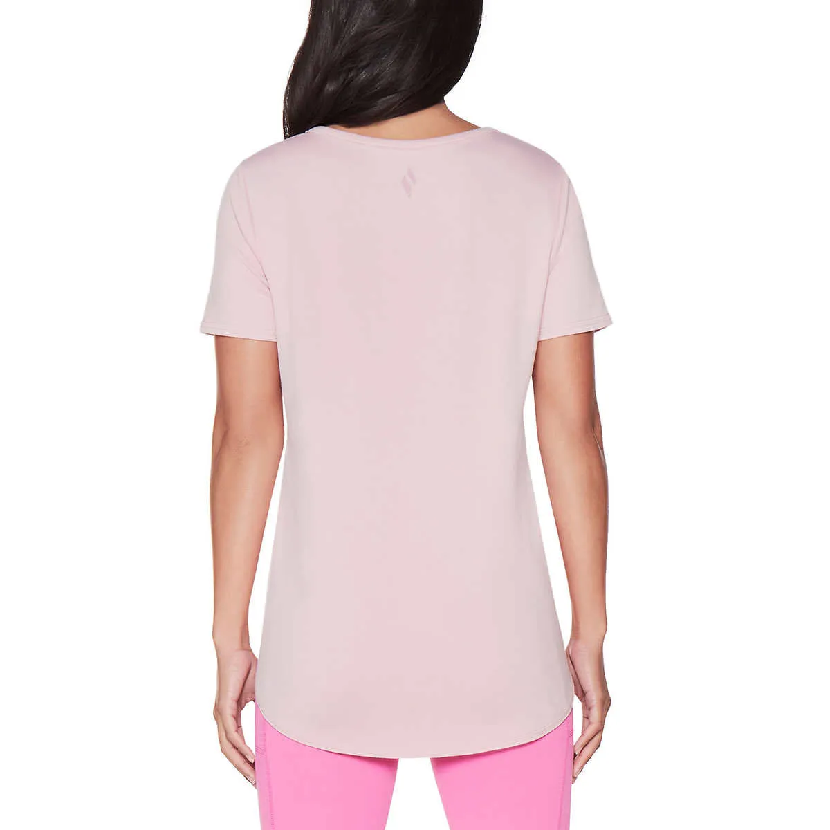 Skechers Women's 2-Pack Lightweight Tee Soft Active Casual Tunic T-Shirt