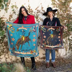 Star of the West Silk Scarf choice of sizes and colors