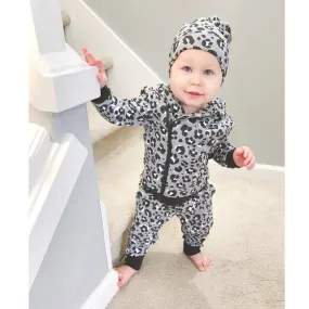 The Jada Organic Cotton Jersey Beanie - Contemporary Leopard