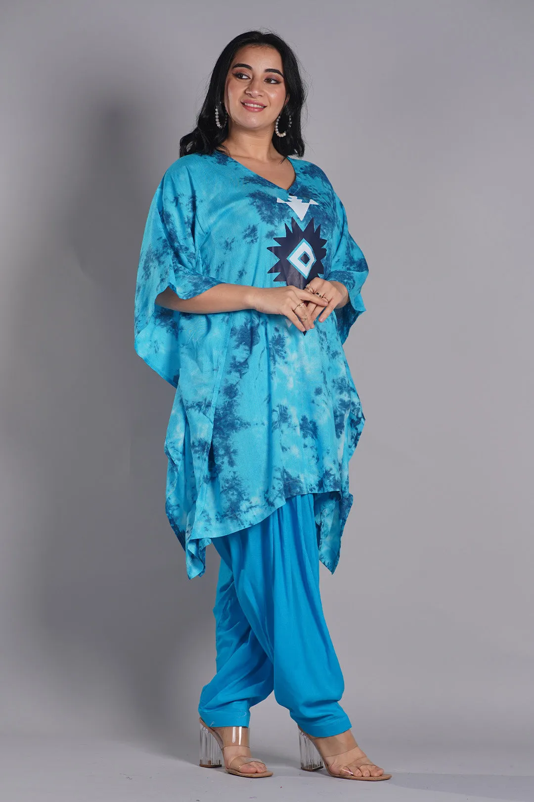 Turquoise Rayon Salwar