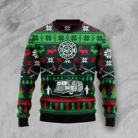 Ugly Christmas Sweater JulesRoche All-Over Print Trendy Holiday
