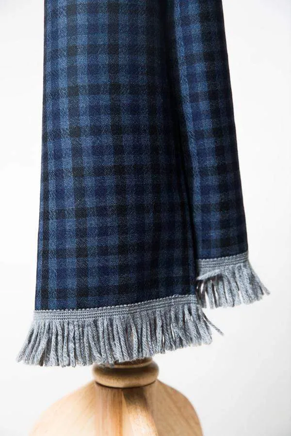 Wool/Cashmere Scarf - The Check