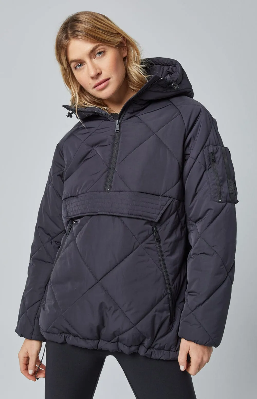 Yuki Anorak Pullover Jacket | Black